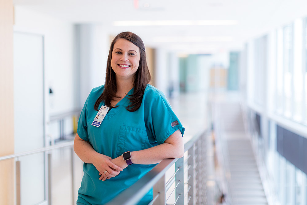 Allison Kirkner, UVA Health nurse and a preceptor to advanced practice students.