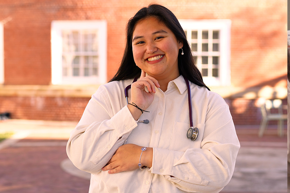 Hilado, who graduates from the CNL program in May 2023, and will become a pediatric medical-surgical nurse after graduation, is the daughter of two nurses.